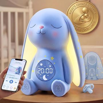 MeWaii Bunny White Noise Machine with AI Cry Detection