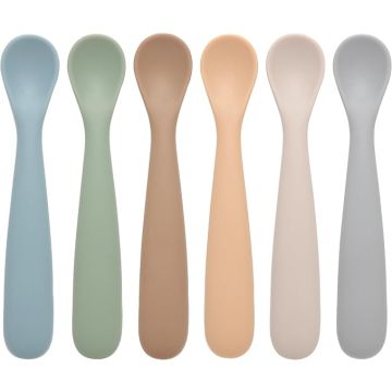 Baby Spoons 6-Pack First Stage Silicone