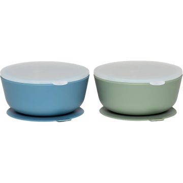 WeeSprout Silicone Suction Bowls Set of 2